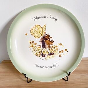 Vintage Holly Hobbie Plate